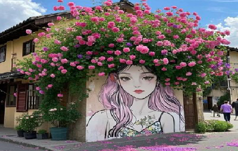 巴东怎么设计网红打卡墙绘