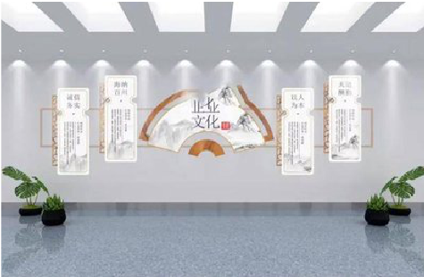 巴东企业文化墙设计的核心要素。