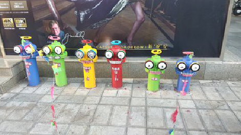 巴东商业区彩绘