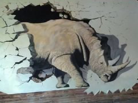 巴东在墙绘中，如何绘制3D效果？